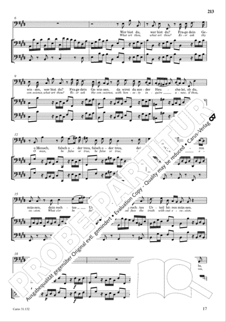 The Complete Sacred Vocal Works (Das geistliche Vokalwerk) Voice scores gallery preview page 214