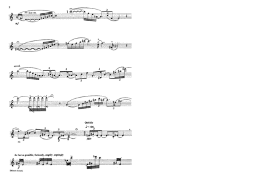 [Mitchell] Dichotic Sounds Flute Solo scores gallery preview page 6