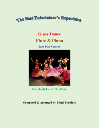 Book cover for "Gipsy Dance" for Flute and Piano (with Improvisation)-Video