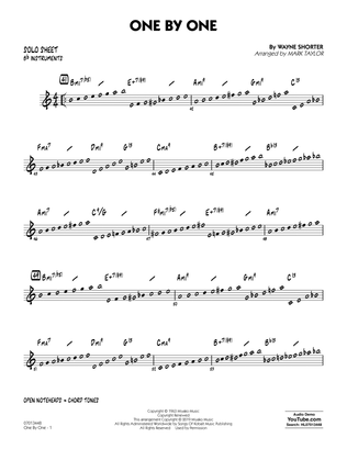 One by One (arr. Mark Taylor) - Bb Solo Sheet