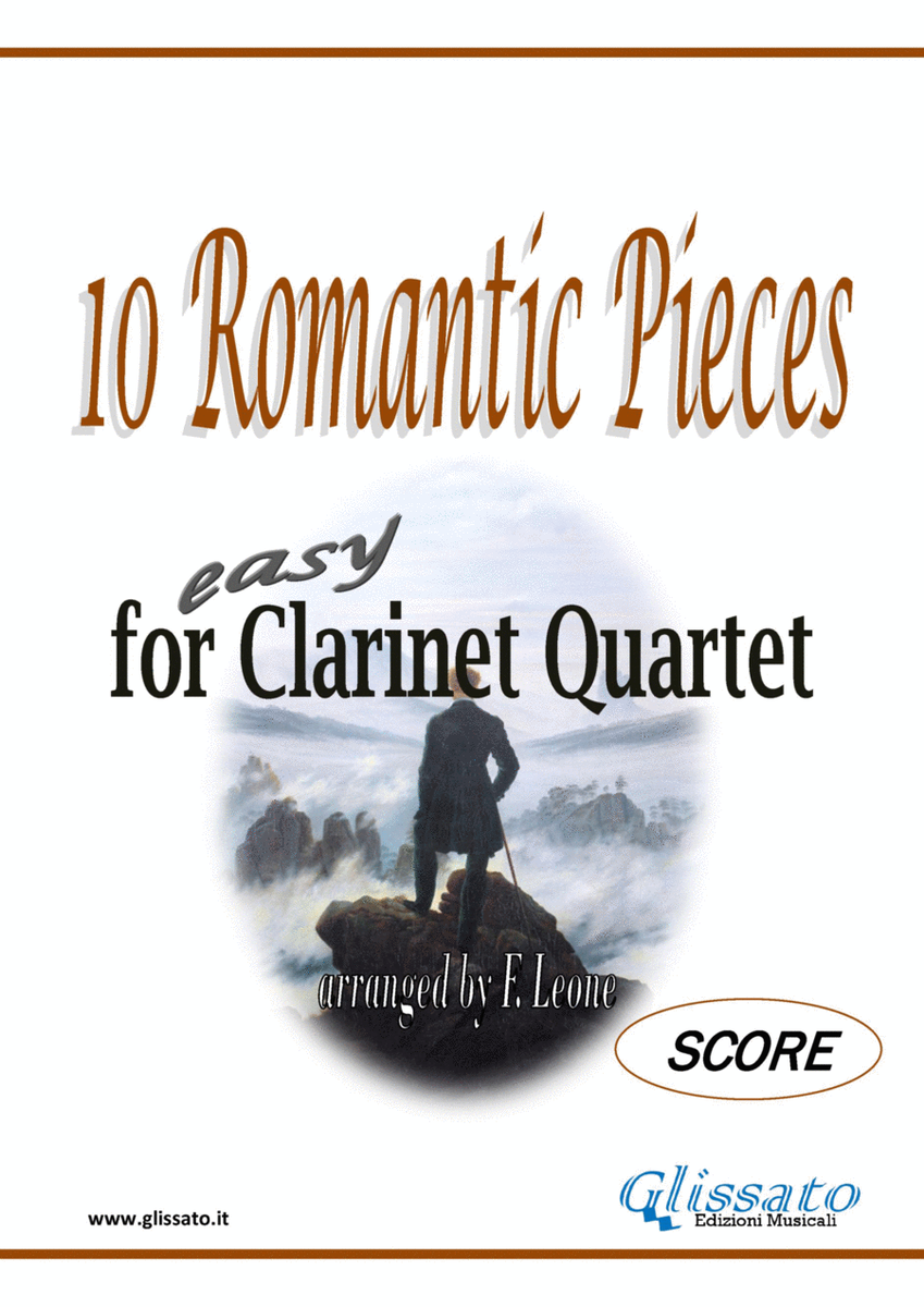 10 Romantic Pieces for Clarinet Quartet (score) image number null