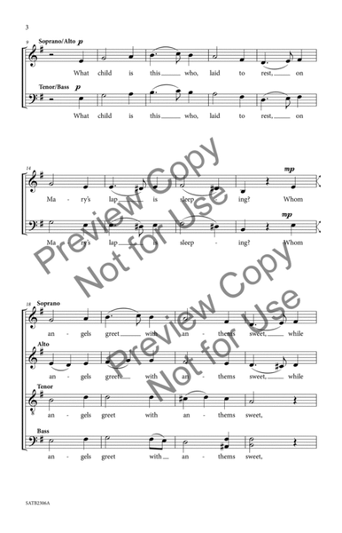 What Child Is This? SATB image number null
