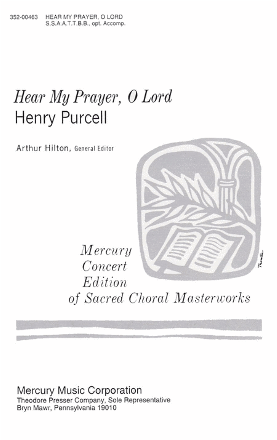 Hear My Prayer, O Lord Divisi scores gallery preview page 1