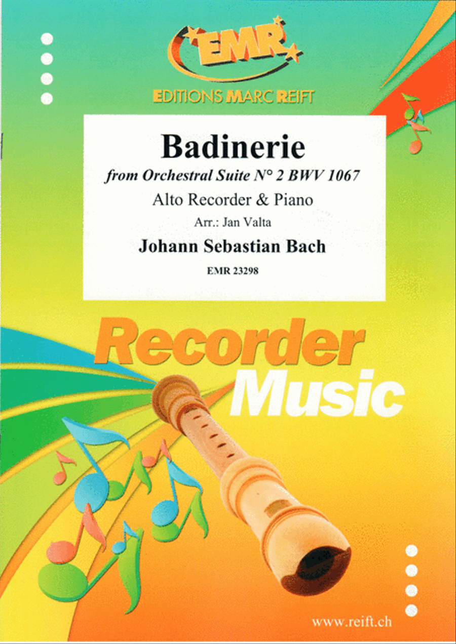 Badinerie Alto Recorder scores gallery preview page 1