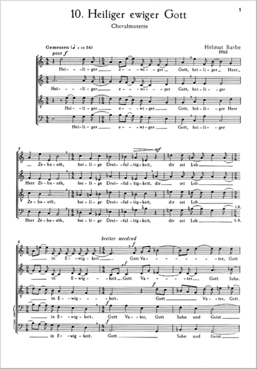 Benedicamus (Chorsatze zur Liturgie), Heft 2