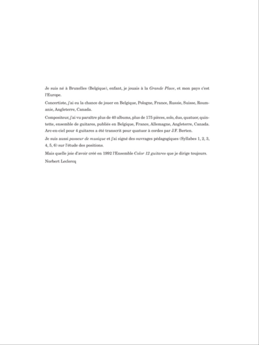 3 Arlonaises Guitar Ensemble scores gallery preview page 2