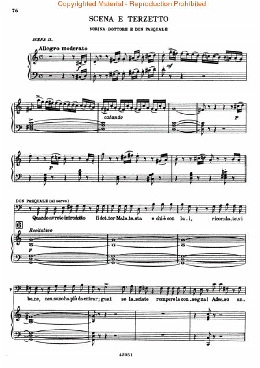 Don Pasquale Don Pasquale Voice scores gallery preview page 2