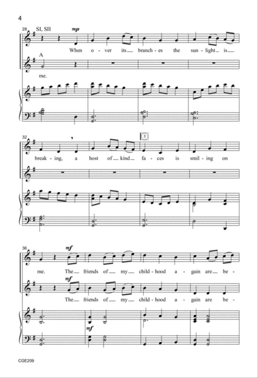 The Ash Grove (SSA) The Ash Grove (SSA) SSA scores gallery preview page 4