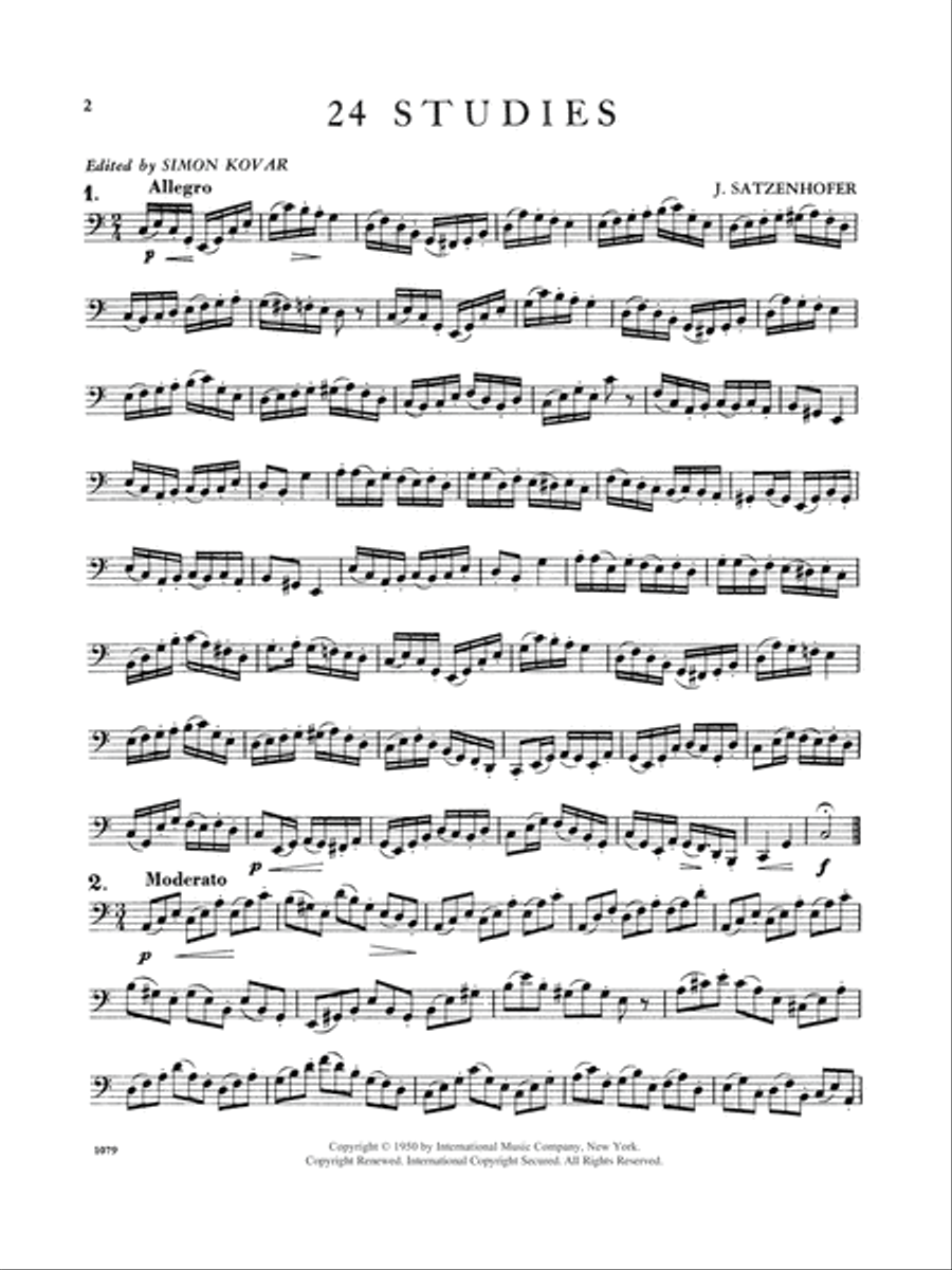 24 Studies Bassoon Solo scores gallery preview page 2