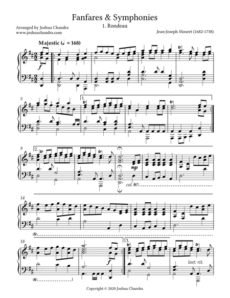 Fanfares & Symphonies: 1. Rondeau (by Jean-Joseph Mouret) image number null