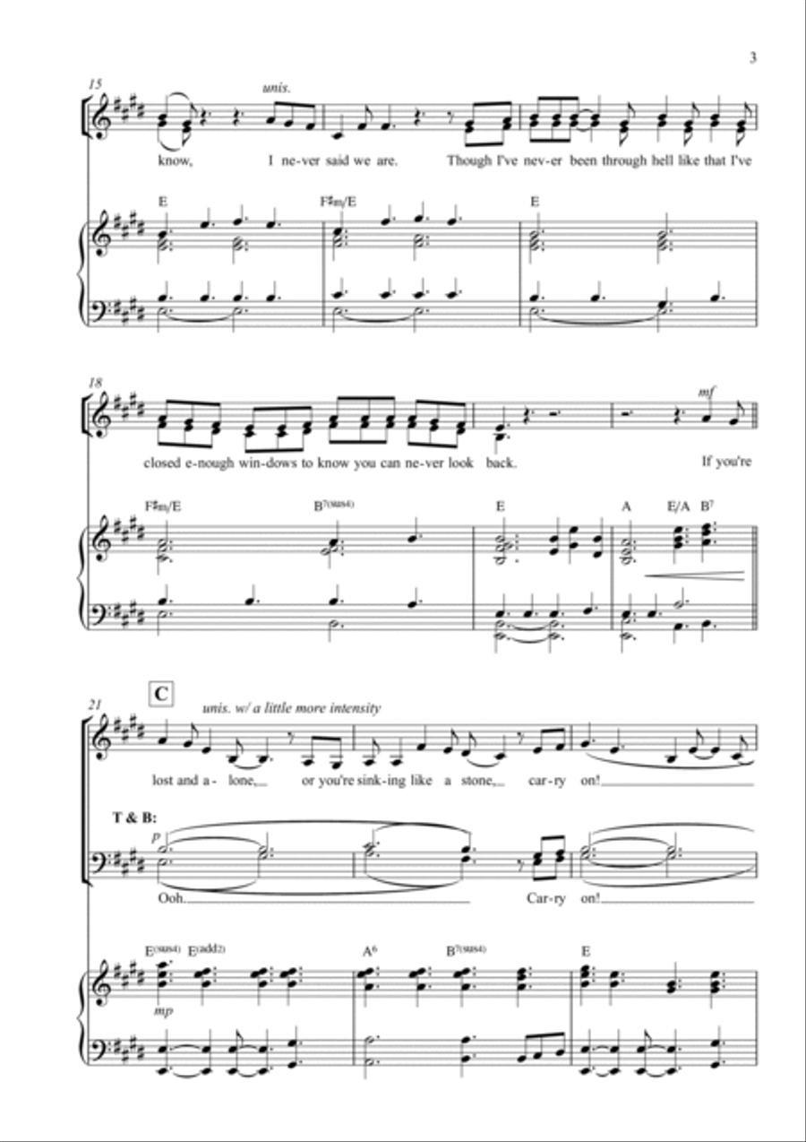 Carry On 4-Part scores gallery preview page 3