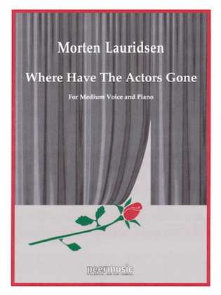 Book cover for Where Have the Actors Gone