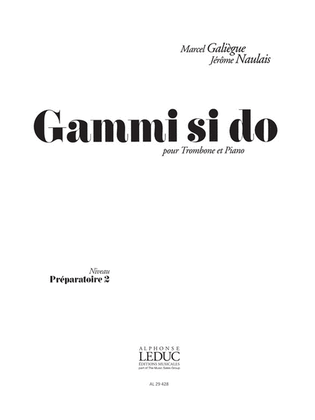 Book cover for Gammi Si Do Pour Trombone Et Piano