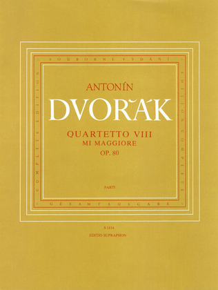 Book cover for Streichquartett no. 8 E-Dur, op. 80