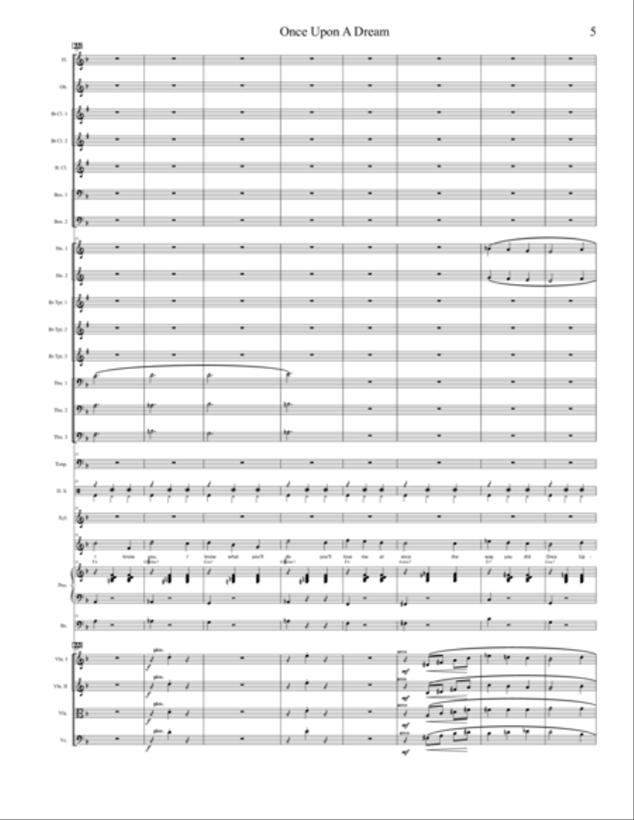 Once Upon A Dream Full Orchestra scores gallery preview page 6