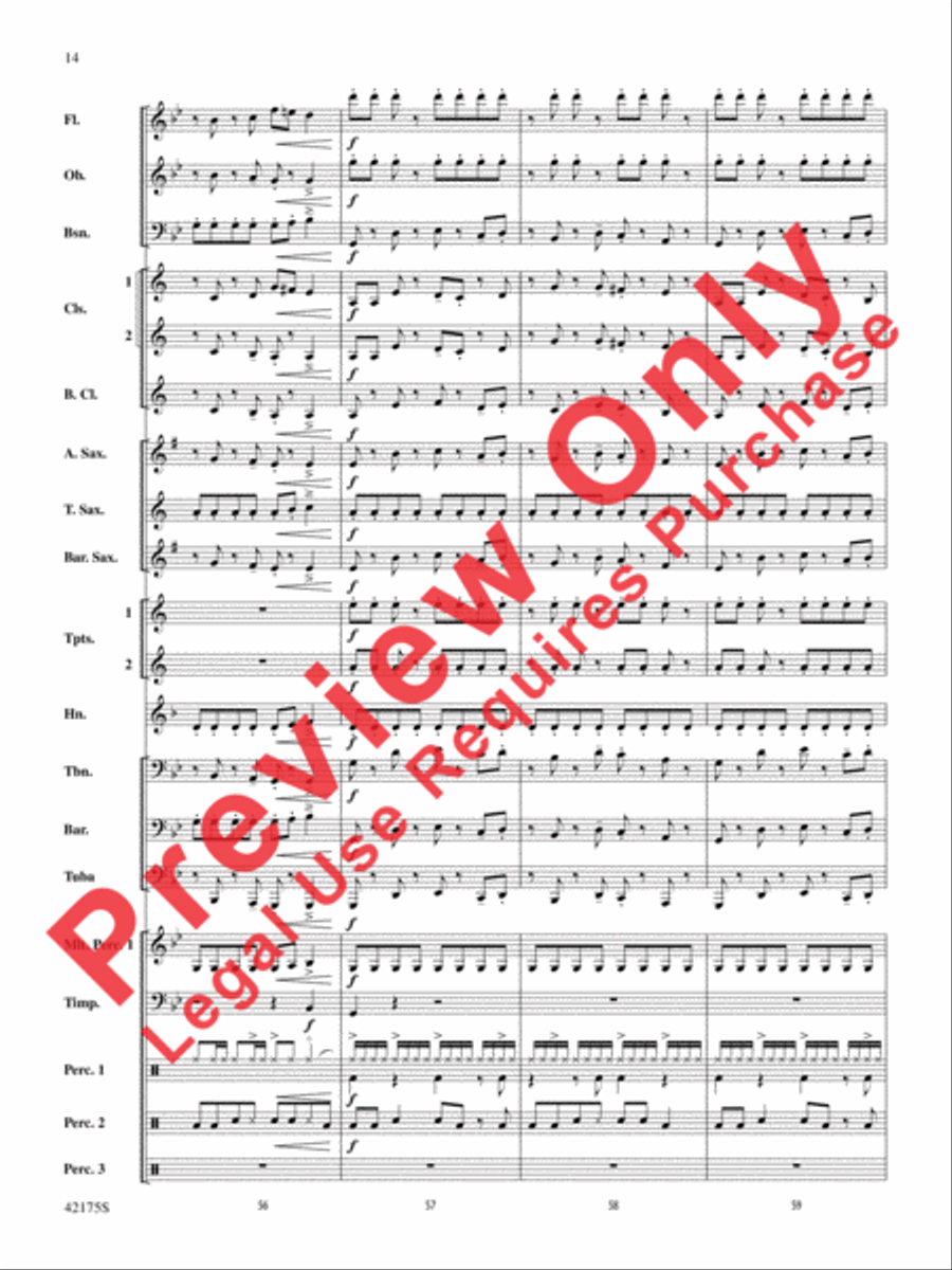 Hyperdrive Concert Band scores gallery preview page 14