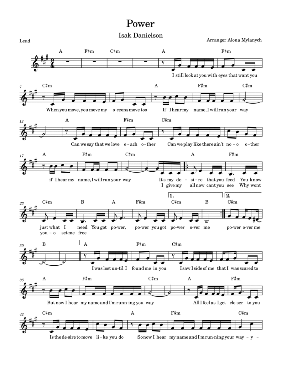 Power Piano scores gallery preview page 1