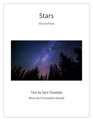 Book cover for Stars (SSA and Piano)