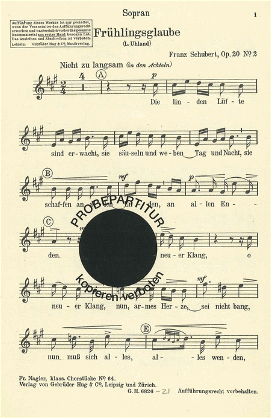 Fruhlingsglaube Fruhlingsglaube SA scores gallery preview page 1