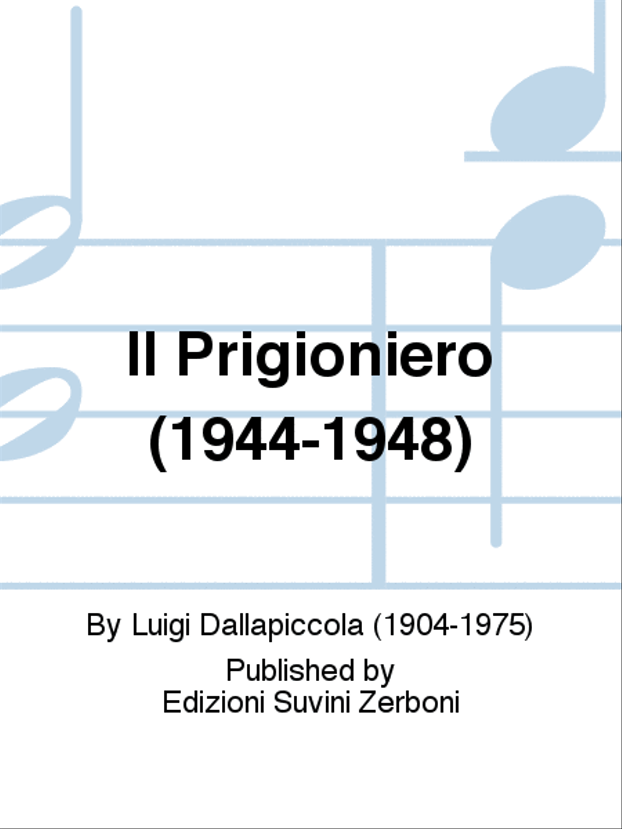 Il Prigioniero (1944-1948) Voice scores gallery preview page 1