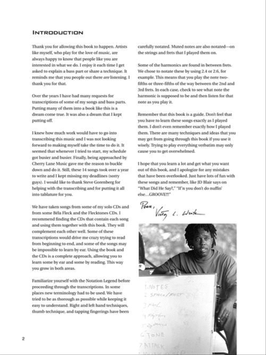 The Best of Victor Wooten Bass Guitar Tablature scores gallery preview page 3