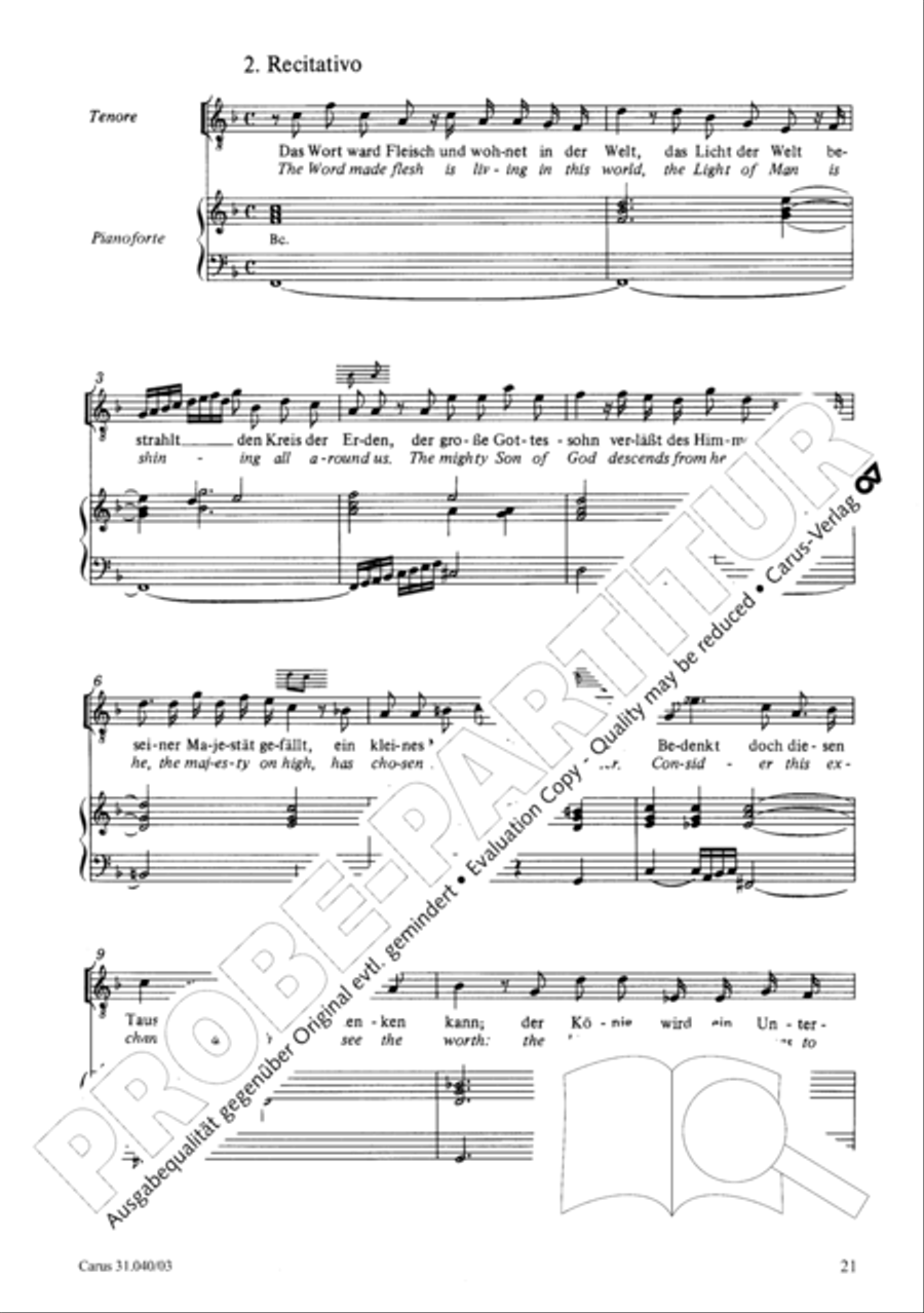 Christ was manifested for this purpose (Dazu ist erschienen der Sohn Gottes) ATB scores gallery preview page 22