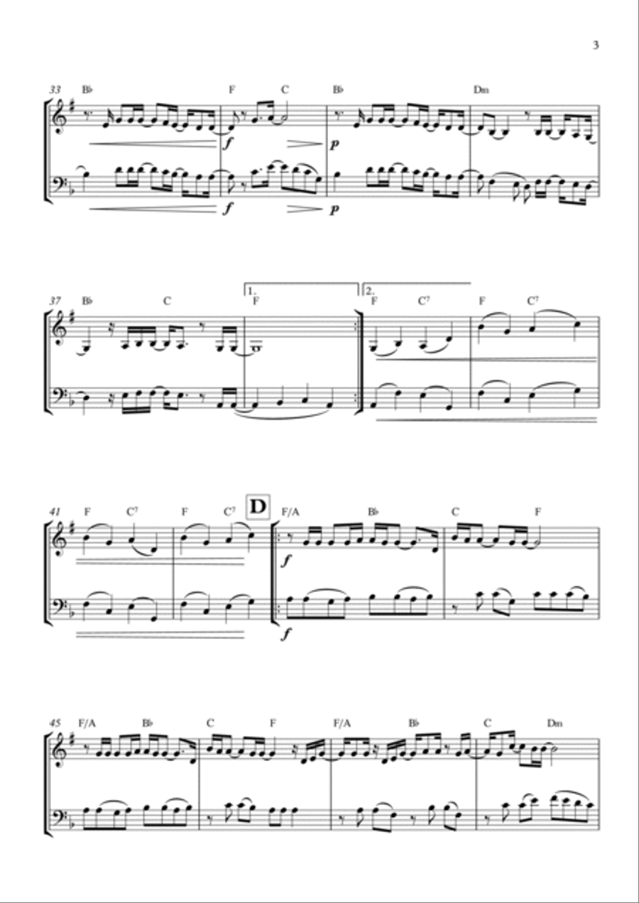 Goodness Of God Brass Duet scores gallery preview page 3