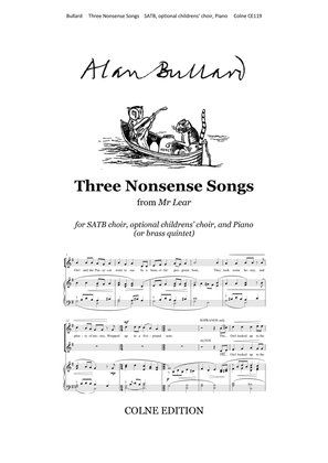 Three Nonsense Songs (SATB and optional childrens' choir)