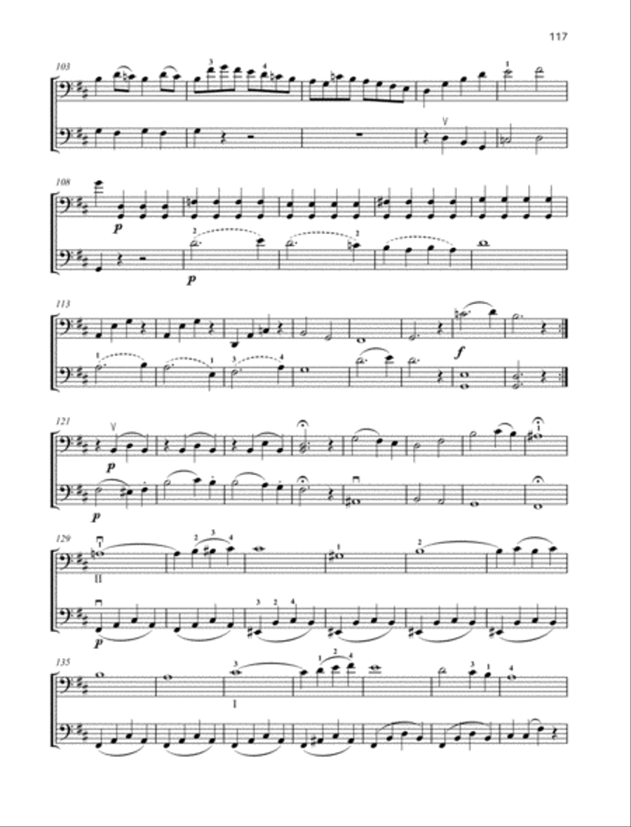 Duo B minor Cello scores gallery preview page 5