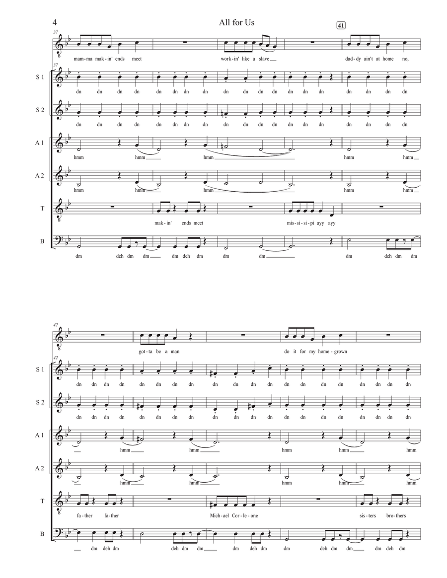 All For Us Divisi scores gallery preview page 4