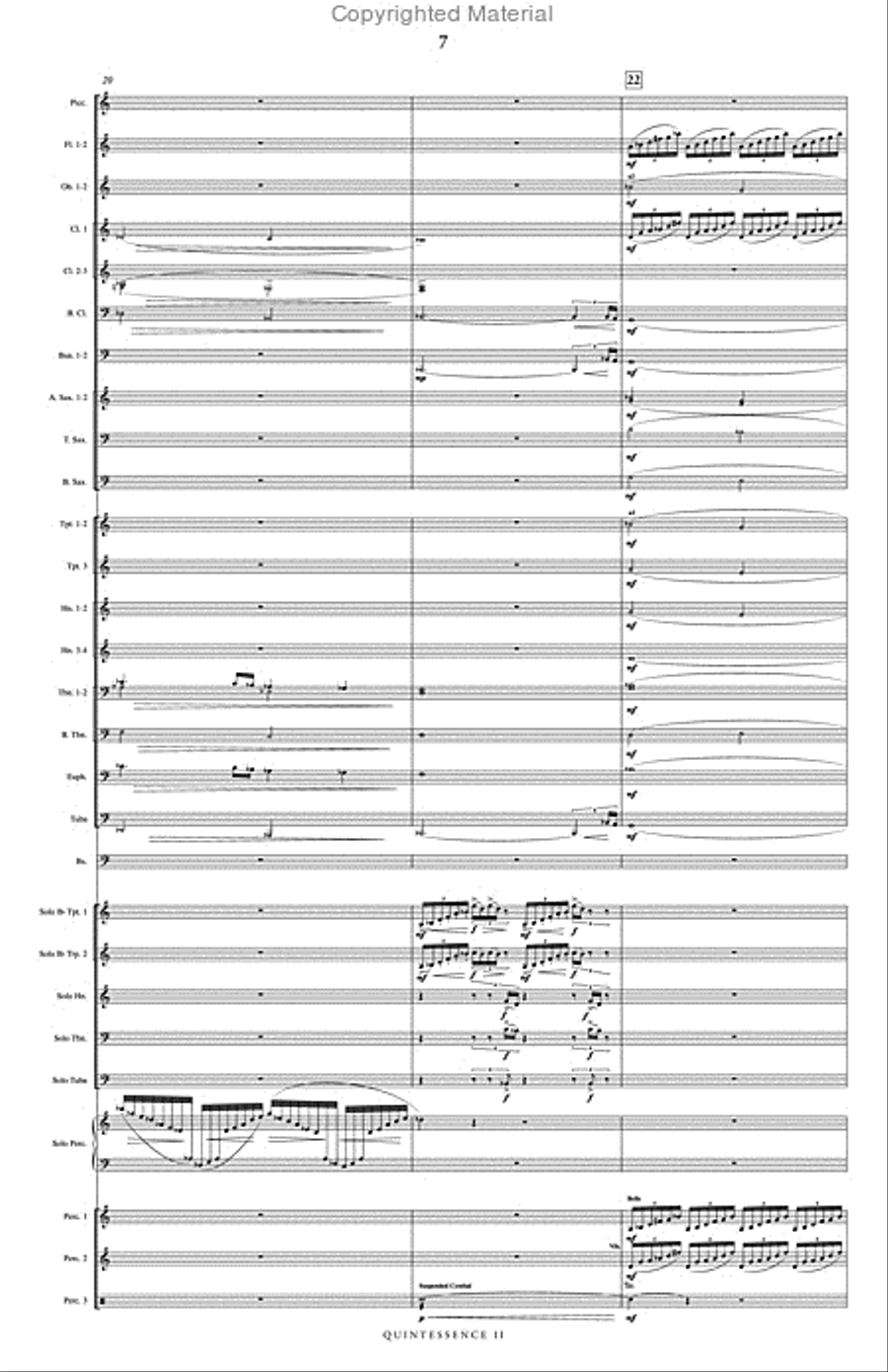 Quintessence II Concert Band scores gallery preview page 8