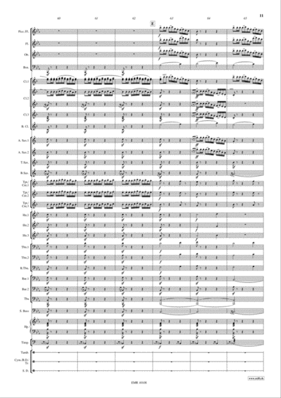 Procession Of The Nobles Procession Of The Nobles Concert Band scores gallery preview page 12