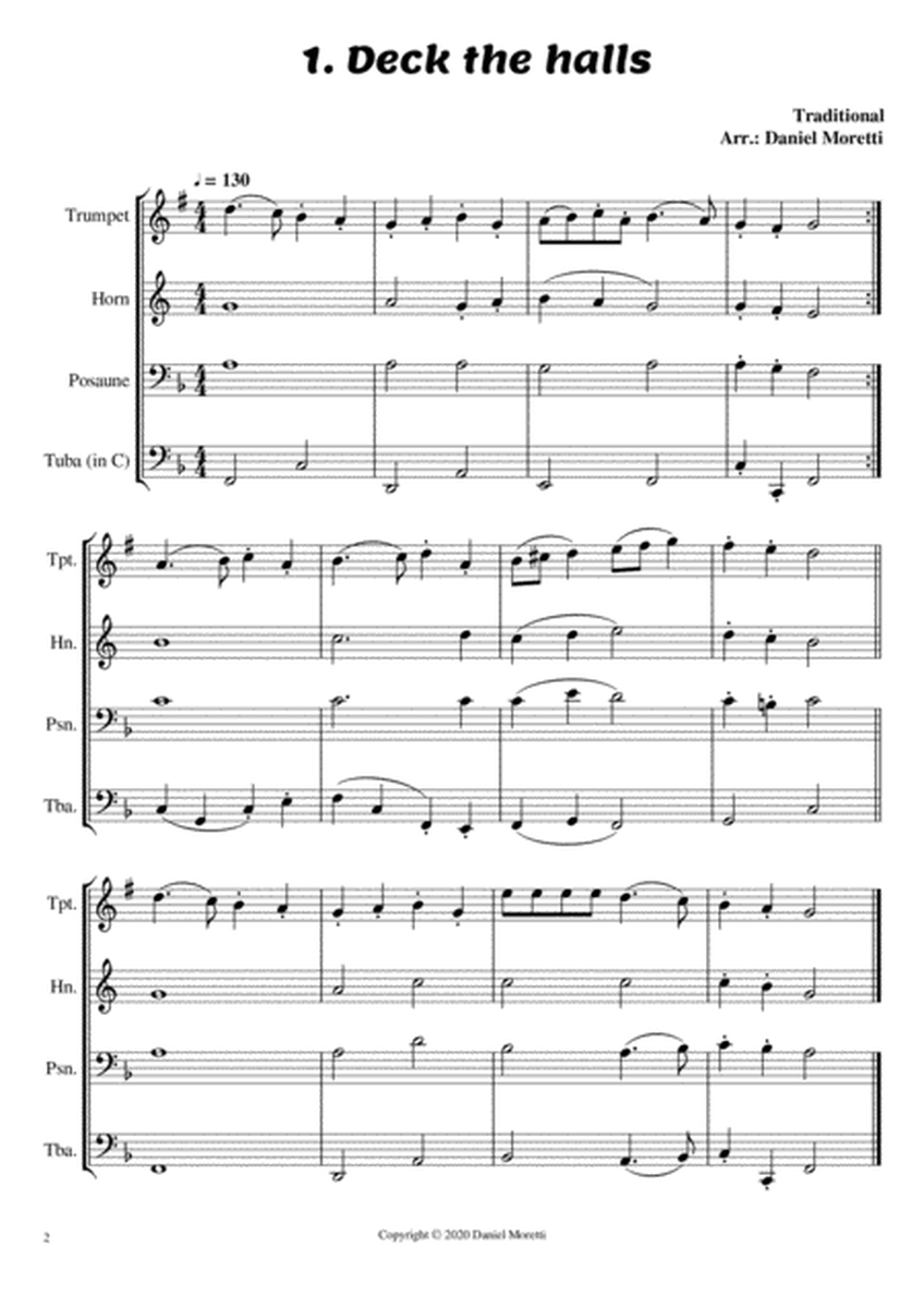 Christmas Song Book (5 songs) - Brass Quartet Edition image number null