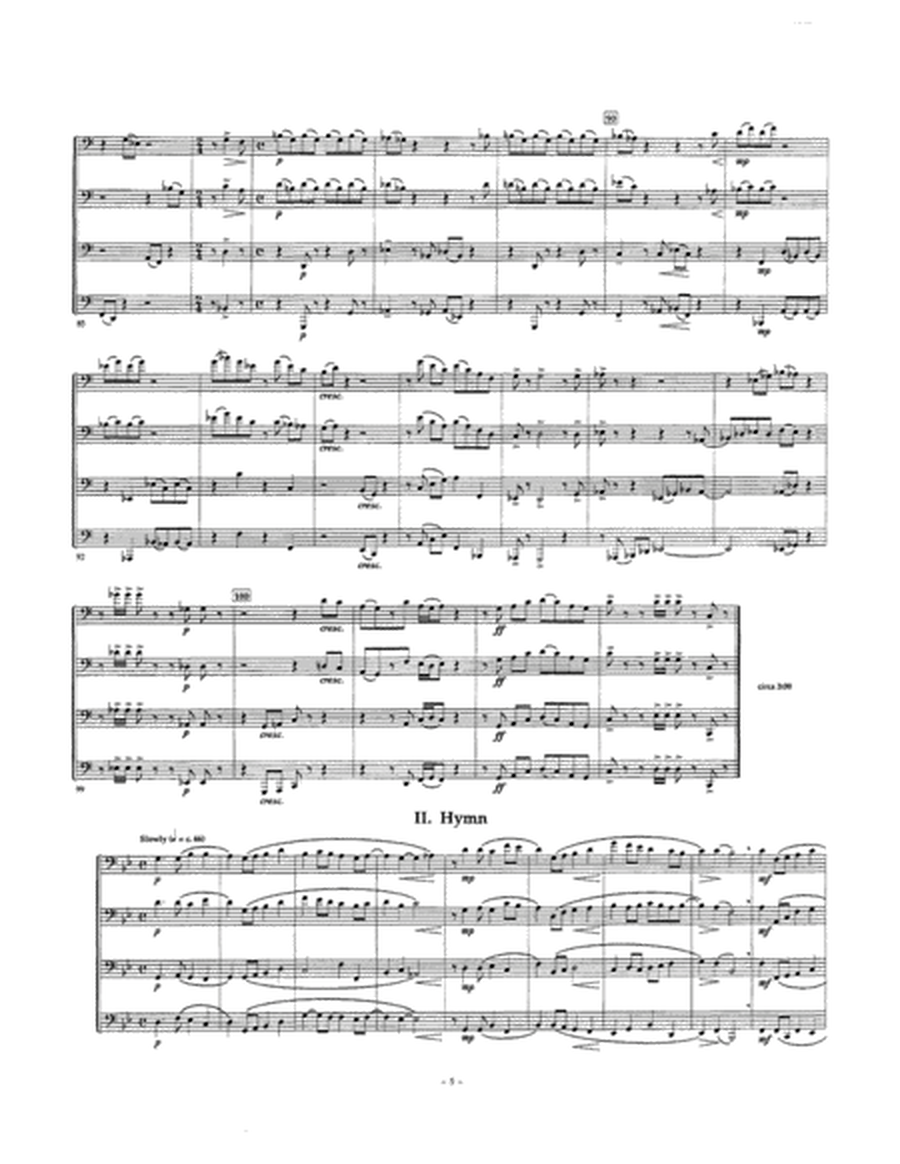 Suite No 2 for Tuba Quartet