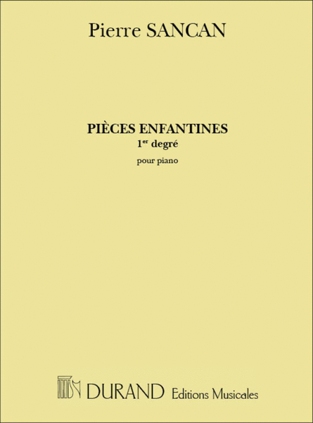 Pieces Enfantines Vol 1