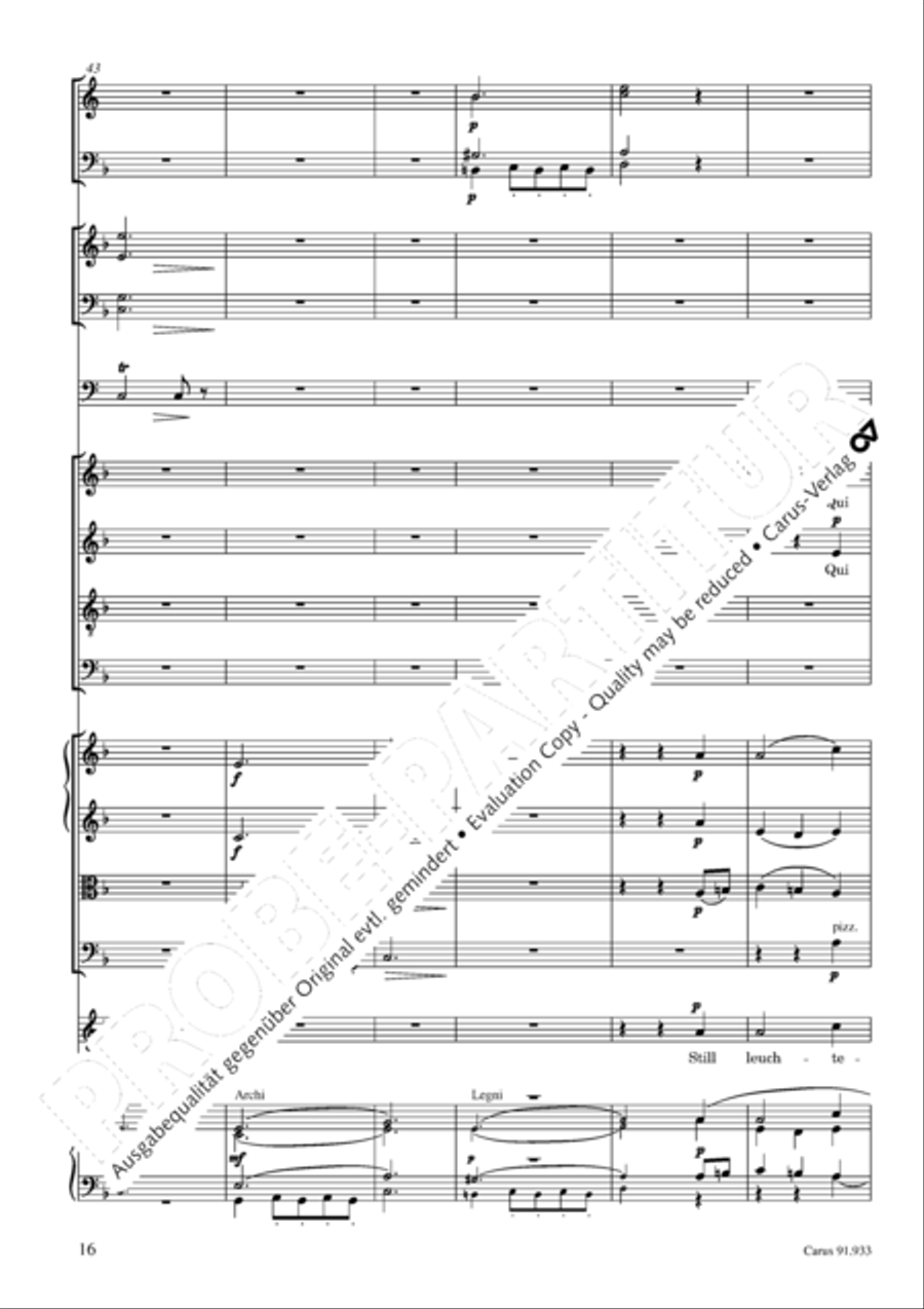 Missa carminum 4-Part scores gallery preview page 19