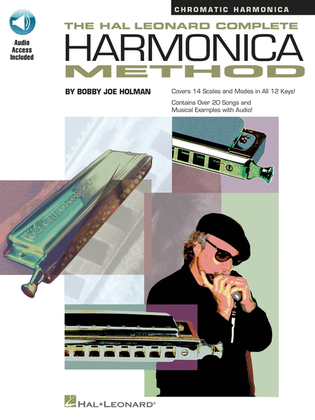 Book cover for The Hal Leonard Complete Harmonica Method – Chromatic Harmonica
