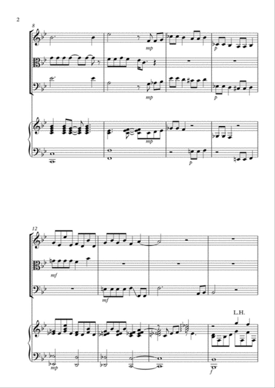 Bohemian Rhapsody Bohemian Rhapsody Piano Quartet scores gallery preview page 2