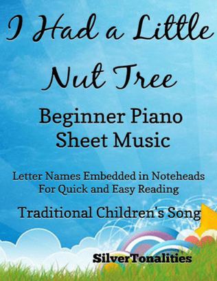 Book cover for I Had a Little Nut Tree Beginner Piano Sheet Music