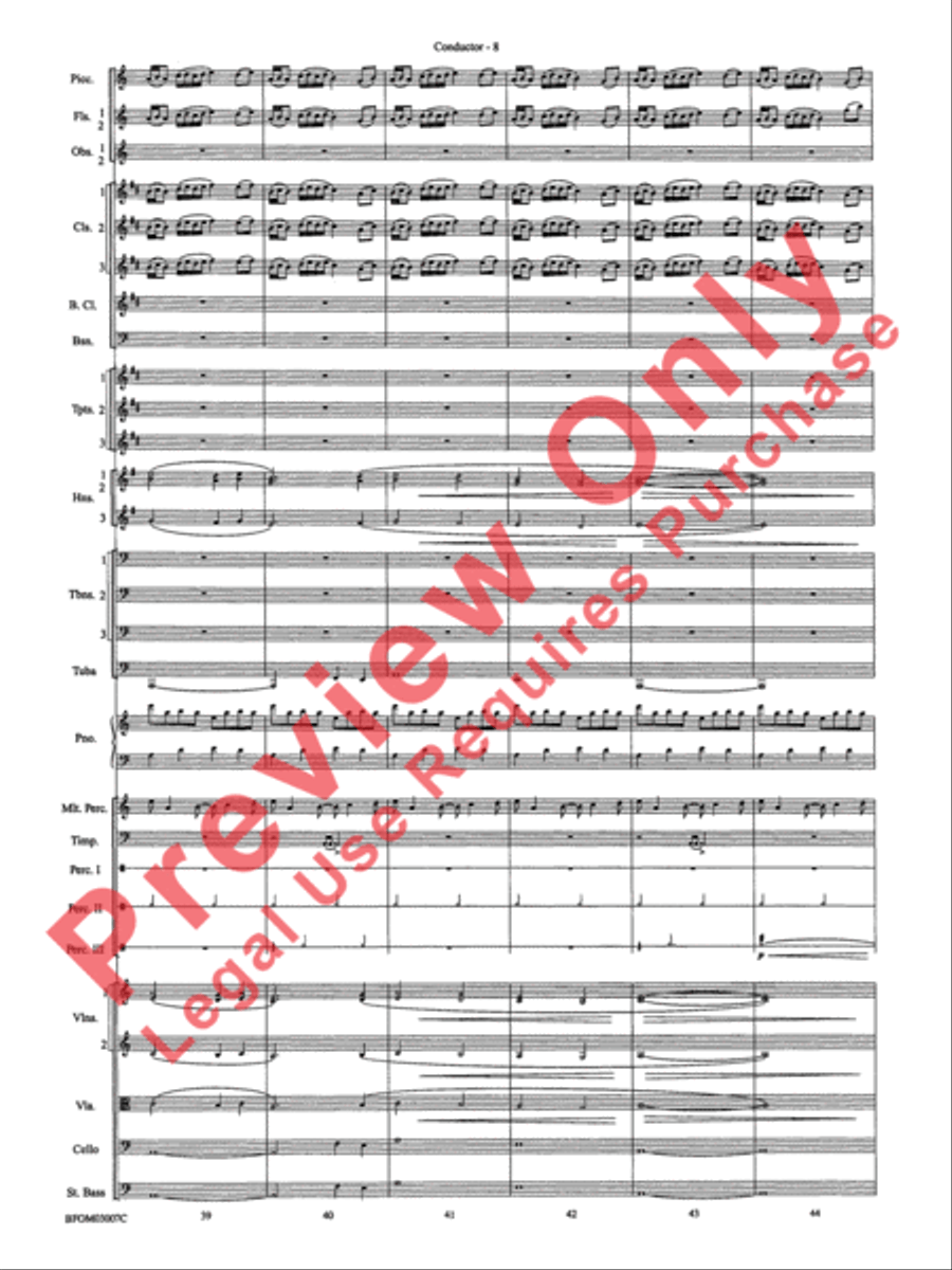 Inchon Full Orchestra scores gallery preview page 13