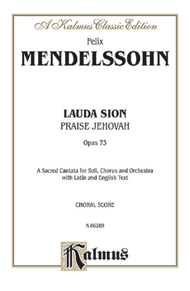 Book cover for Lauda Sion, Op. 73