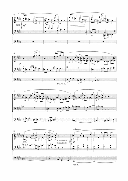 COMMUNION - L. Vierne - from "Triptyque" 0p. 58 - For Organ 3 staff image number null