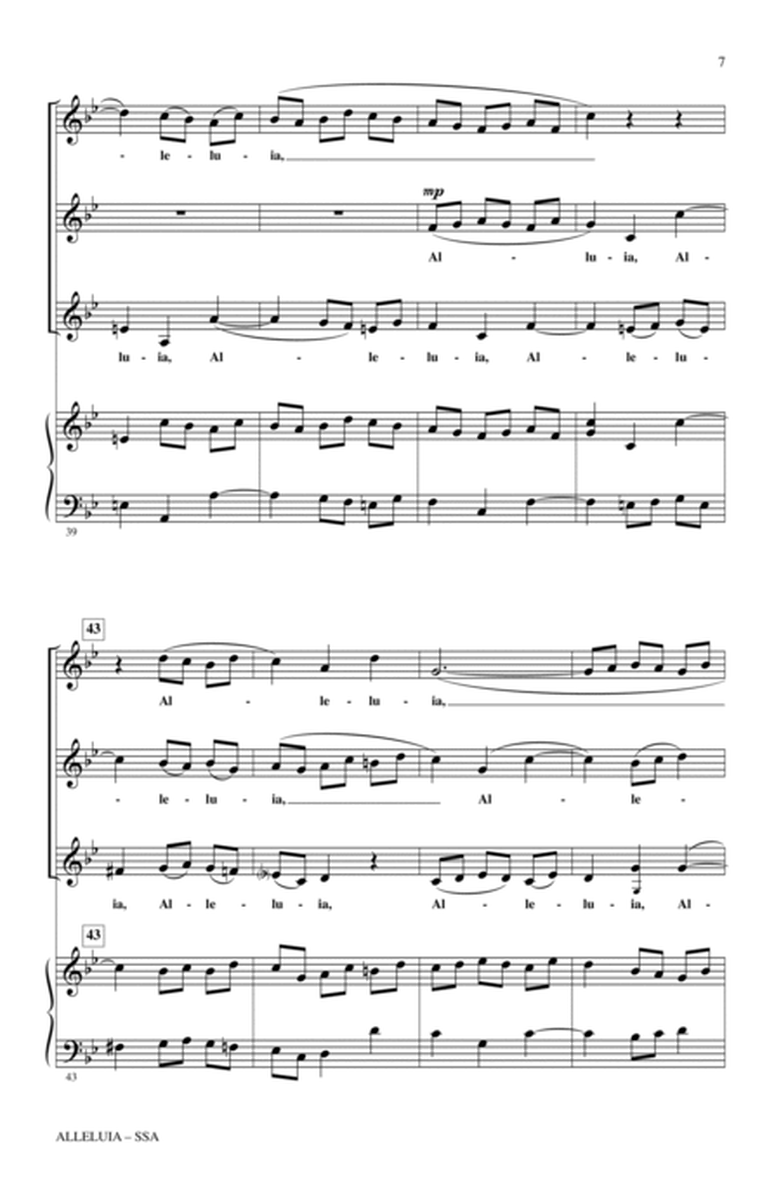 Alleluia (from Motet VI, BWV 230)