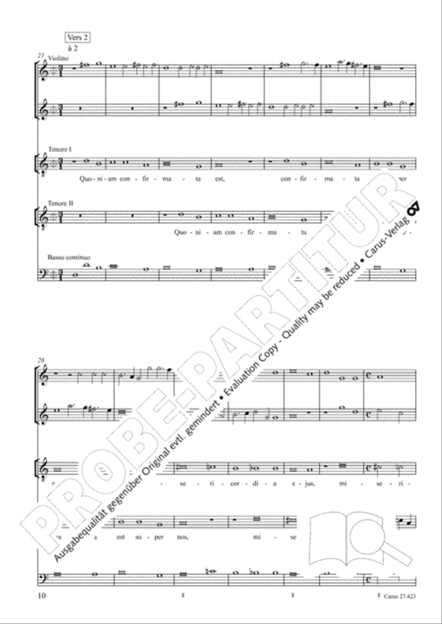 Laudate Dominum Secondo 4-Part scores gallery preview page 11