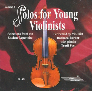 Book cover for Solos for Young Violinists, Volume 4