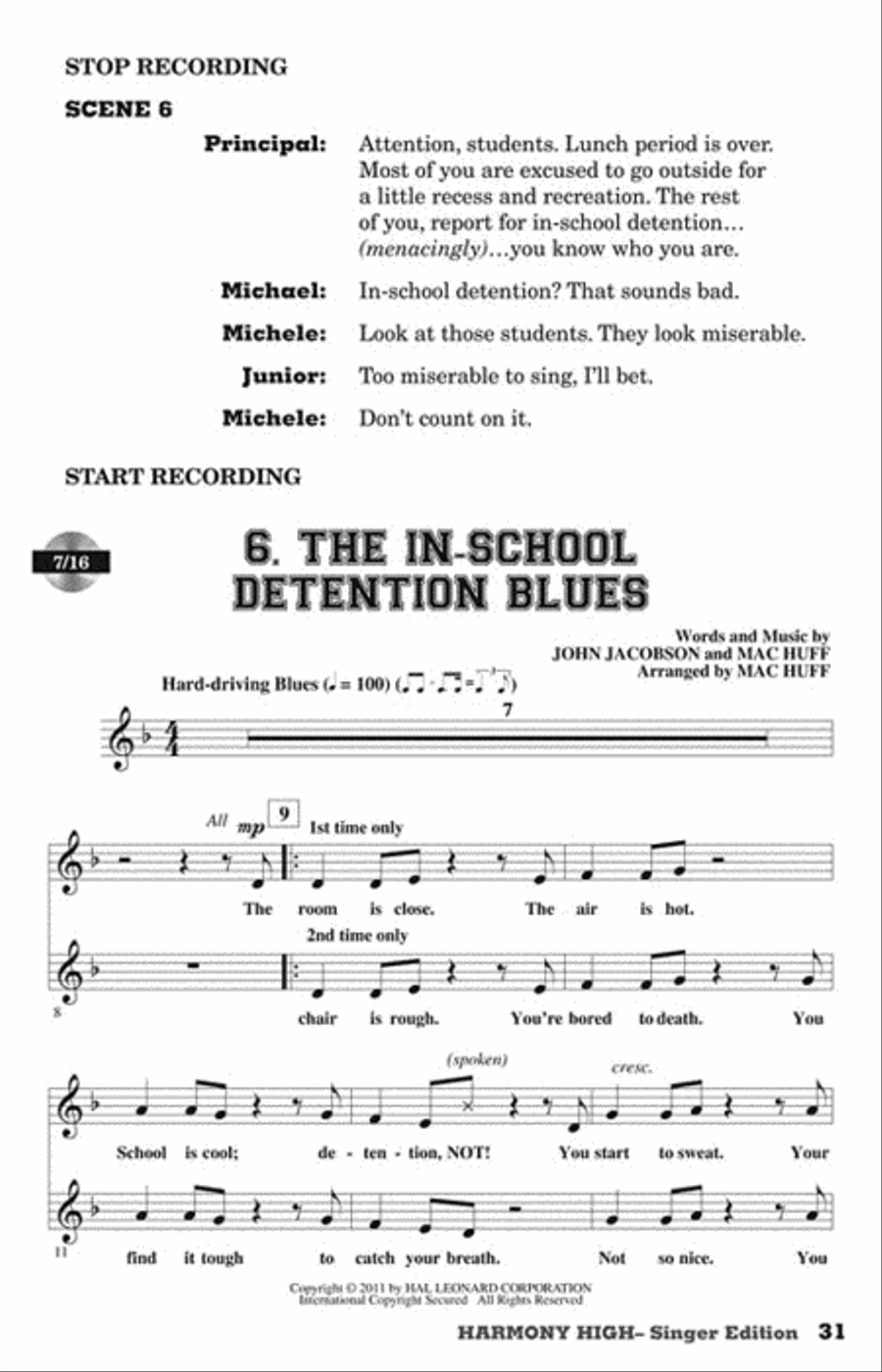 Harmony High Harmony High Choir scores gallery preview page 6