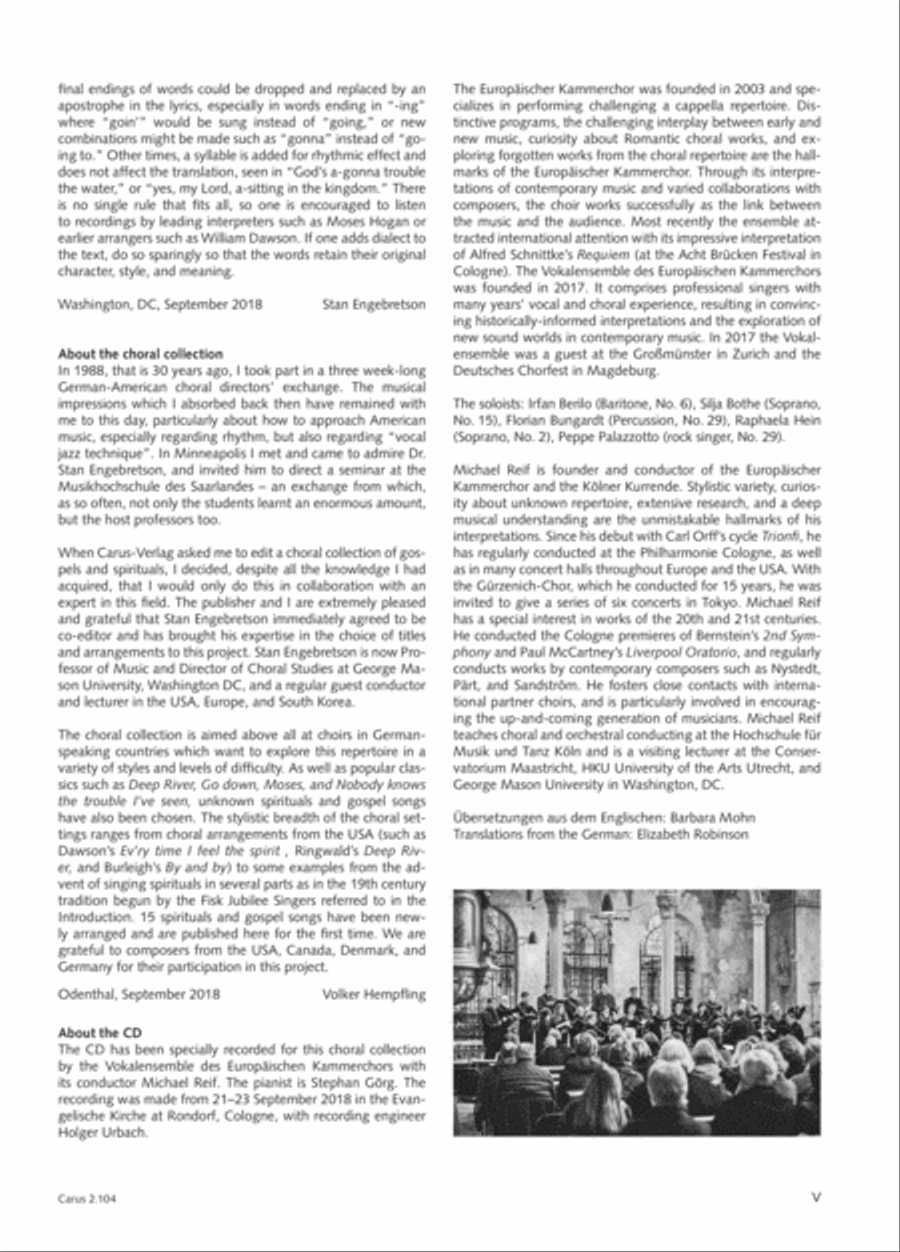 Hallelujah. Gospels and Spirituals for mixed choir Mixed Choir scores gallery preview page 6