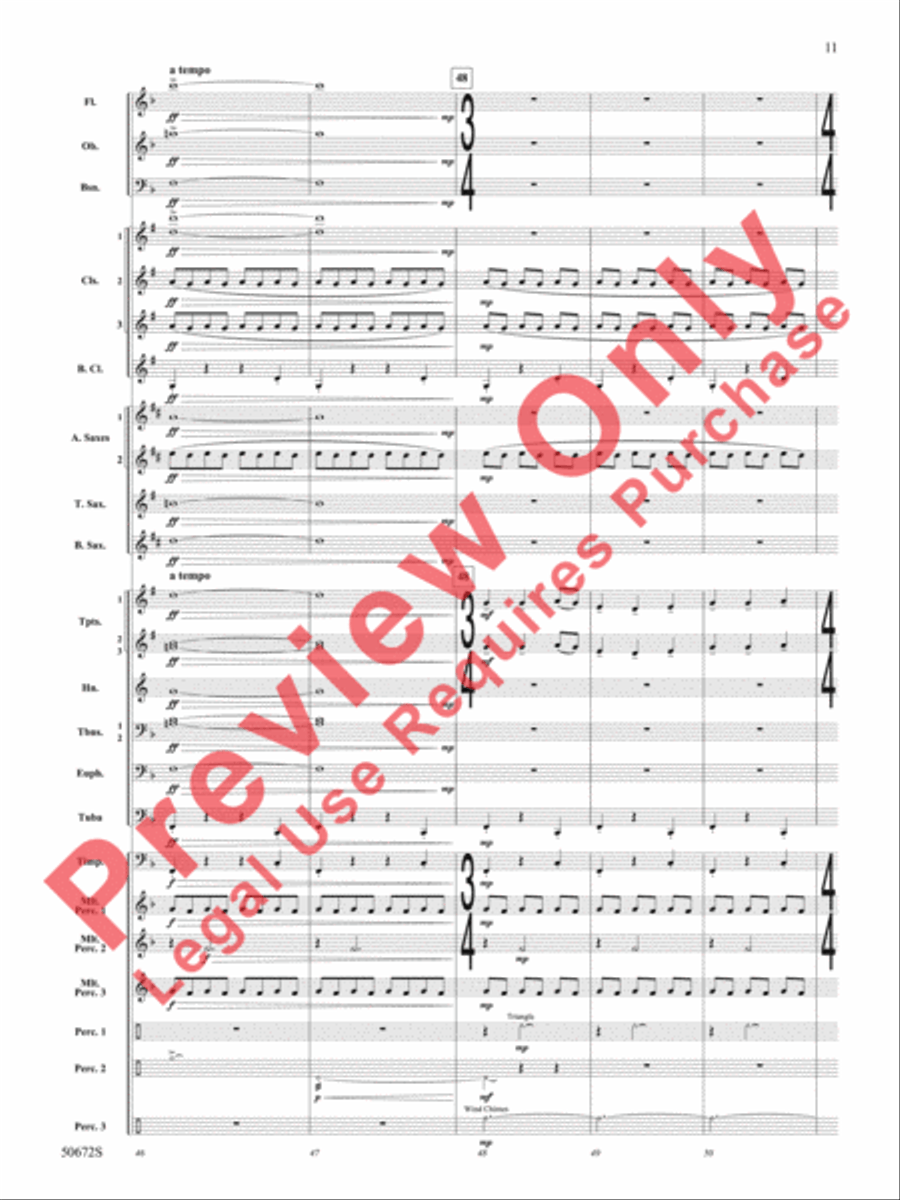 Ascension Concert Band scores gallery preview page 12