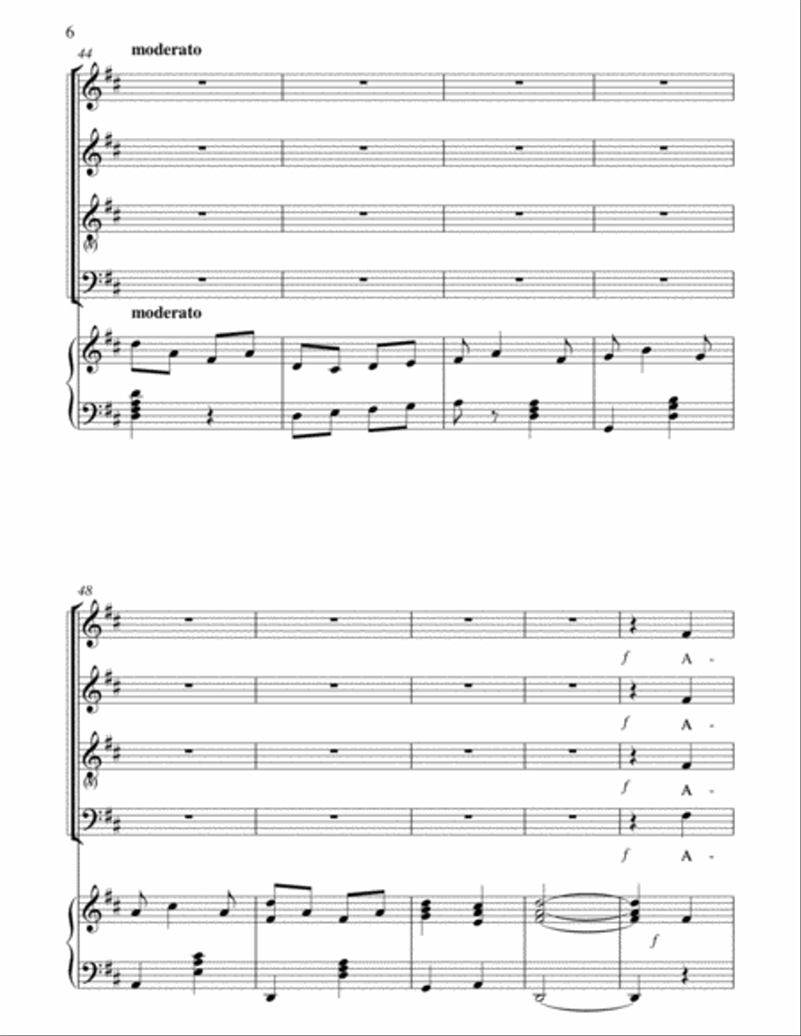 Arise and Shine - Your Light Has Come 4-Part scores gallery preview page 6