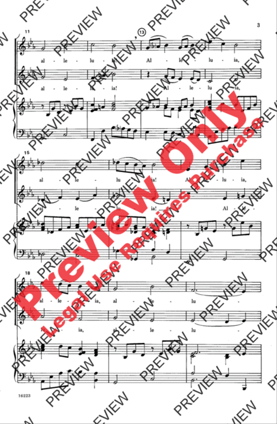 Alleluia 2-Part scores gallery preview page 3
